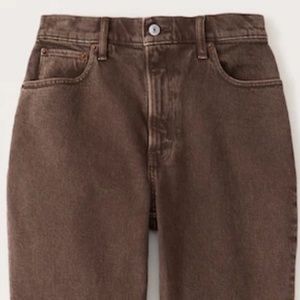 Abercrombie & Fitch Curve Love Ultra High Rise ’90s Straight Jean 23 (000) Short